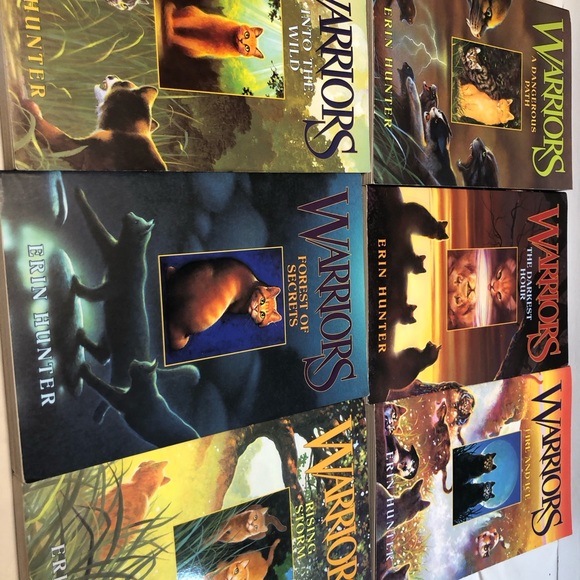 Vintage Warriors Series by Erin Hunter Set of 6 books 2003-2004 Cats Adventure - Picture 13 of 14